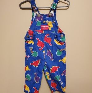 Vintage OshKosh Vestbak Overalls **rare pattern**